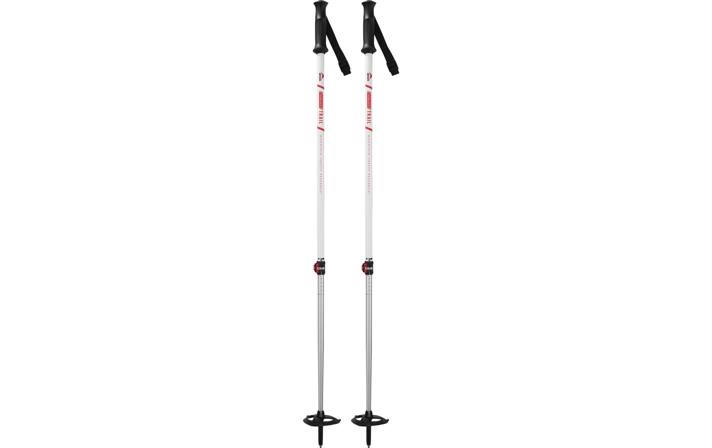 Schneeschuhwanderstöcke Poles DynaLock Trail, 80-140 cmZweiteiliger Skistock aus Aluminium