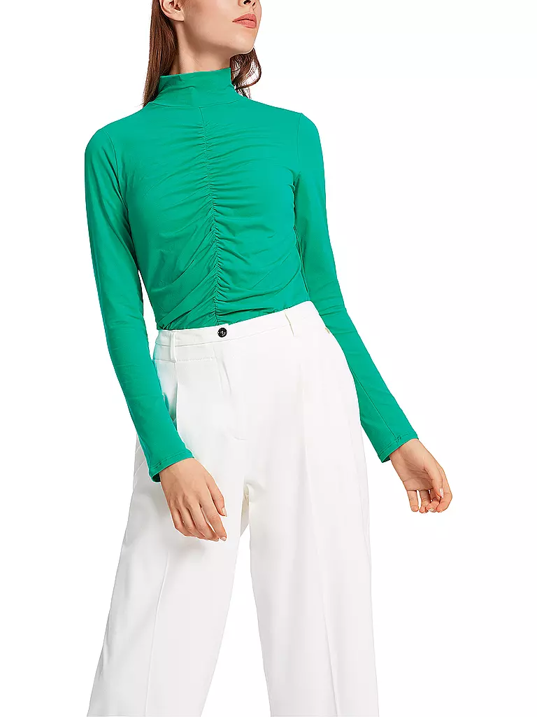 MARC CAIN Rollkragenshirt  grün