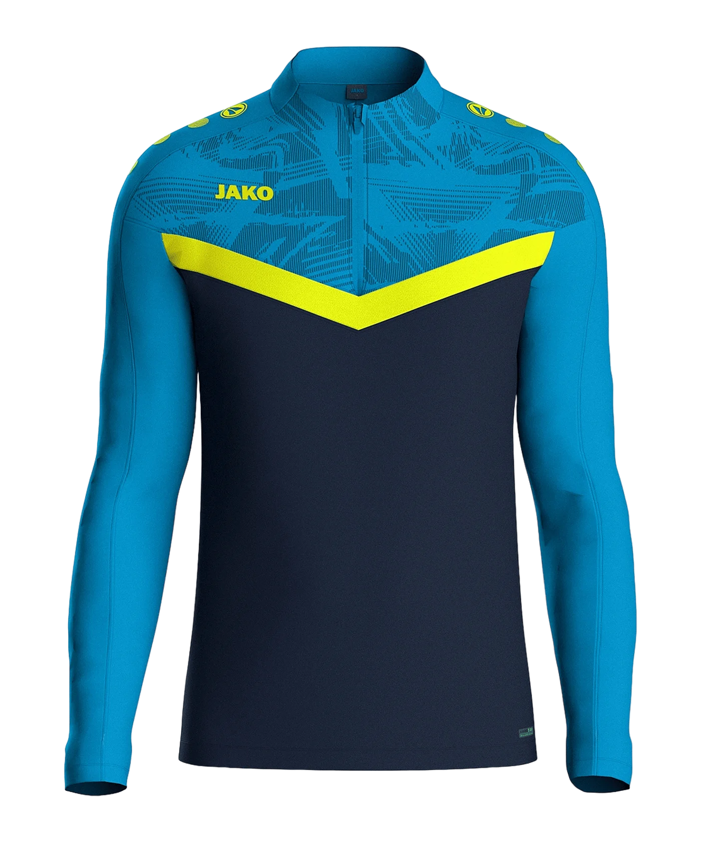 JAKO Iconic HalfZip Sweatshirt Kids Blau F914