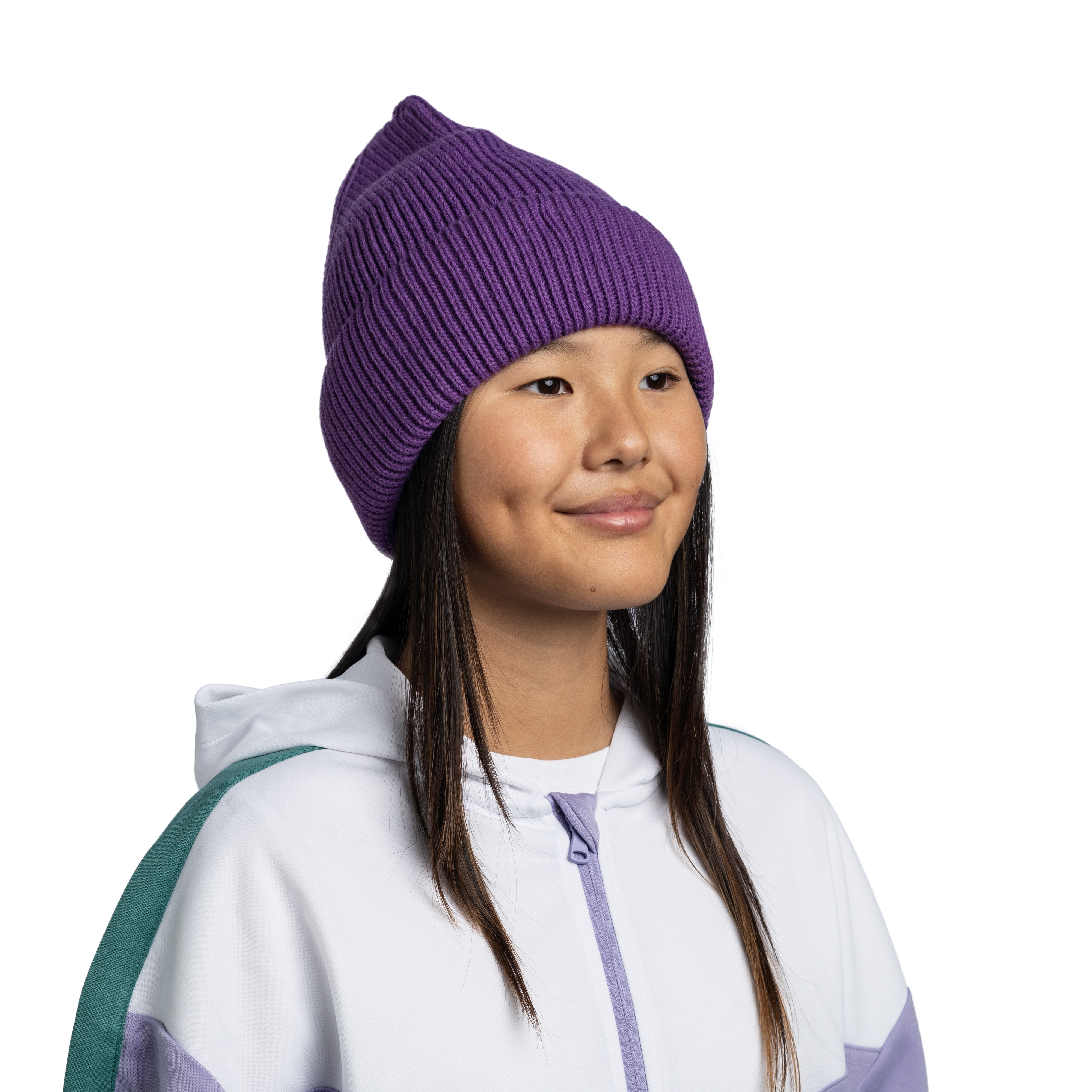 Knitted & Fleece Band Hat Junior