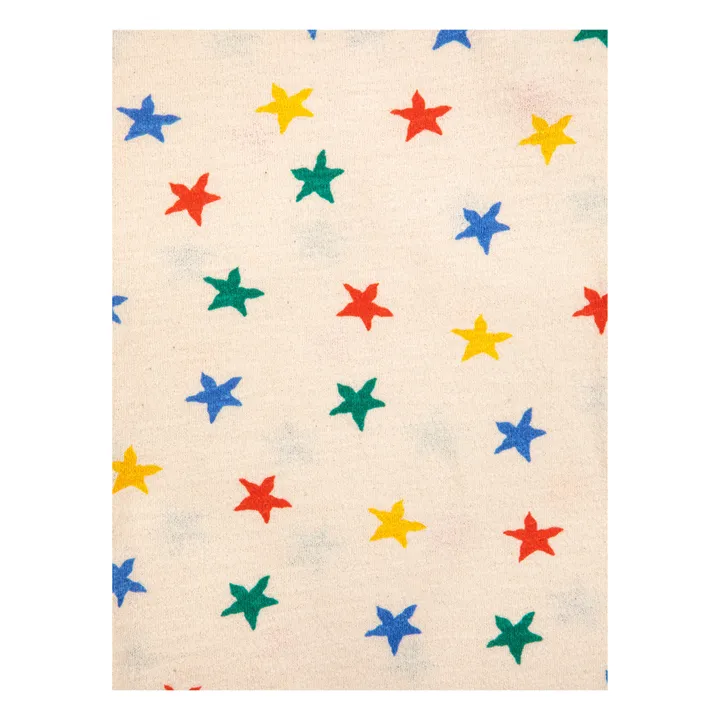 Bobo Choses T-Shirt Coton Bio Texturé Etoiles | Ecru