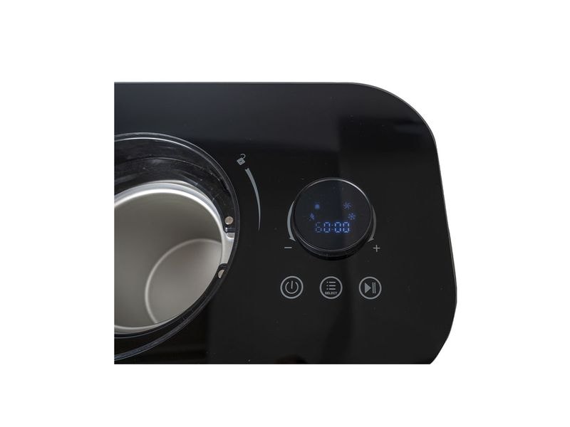 Berger Lanz Glacemaschine GM10 1 l, Schwarz Kompressor-Eismaschine