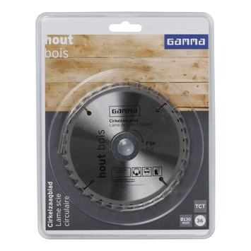 GAMMA cirkelzaagblad 36t 130x16mm