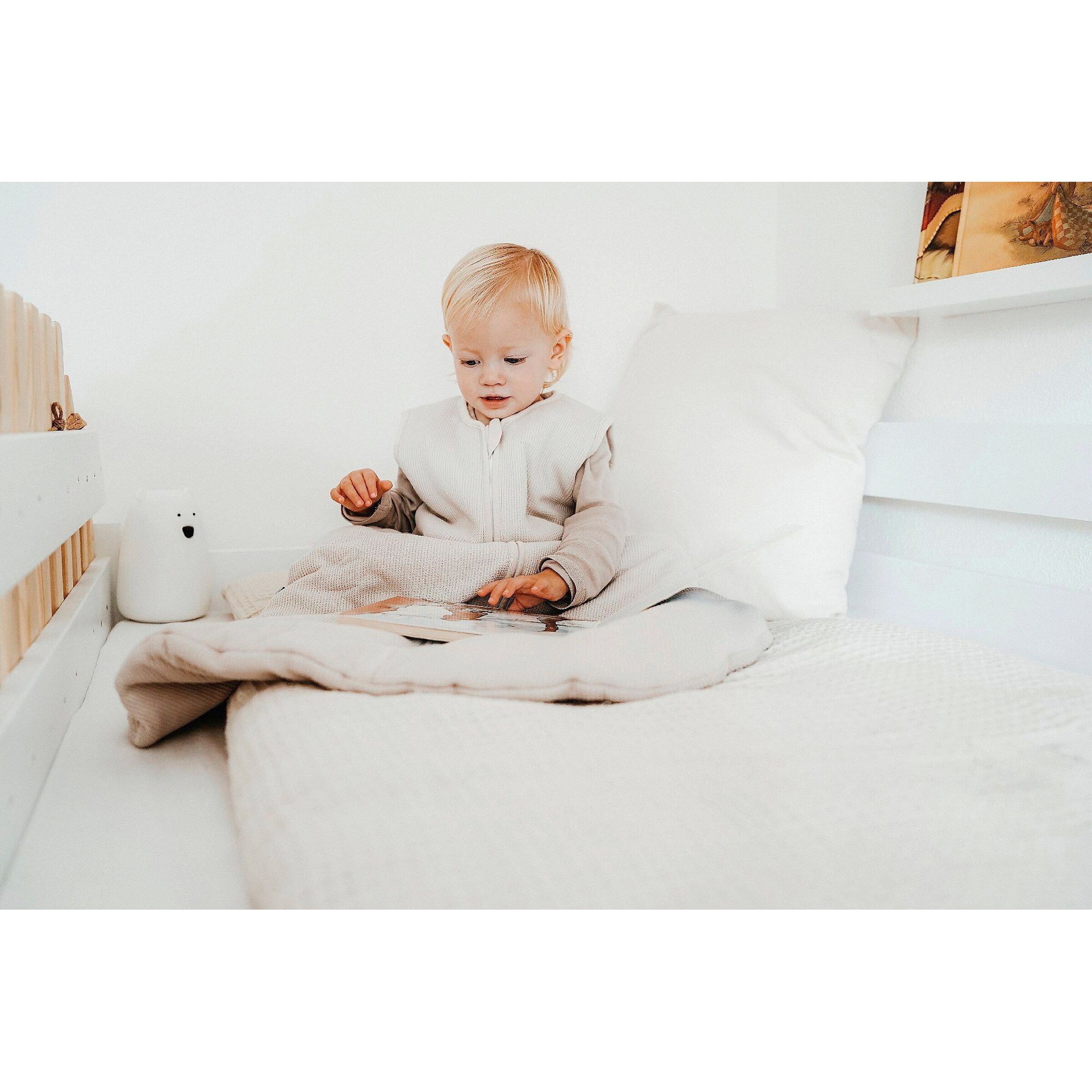 emma & noah Ganzjahresschlafsack Essential 2.5 TOG beige