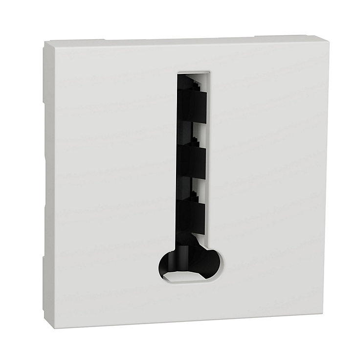 Mécanisme prise téléphone en T Schneider Electric Unica Pro blanc