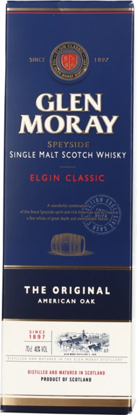 GLEN MORAY AMERICAN OAK ELGIN CLASSIC 70CL