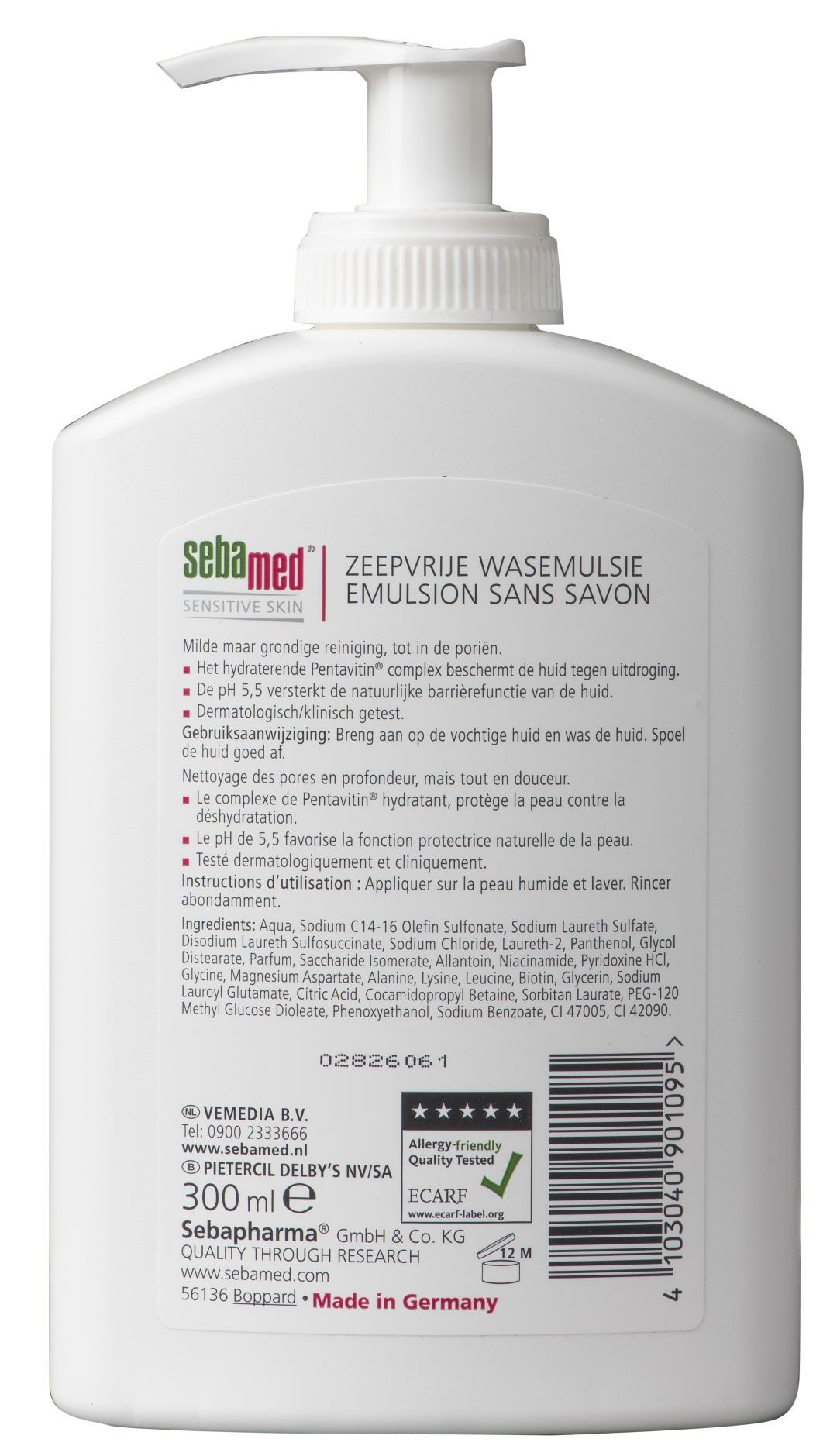 Sebamed Zeepvrij wasemulsie (300 ml)