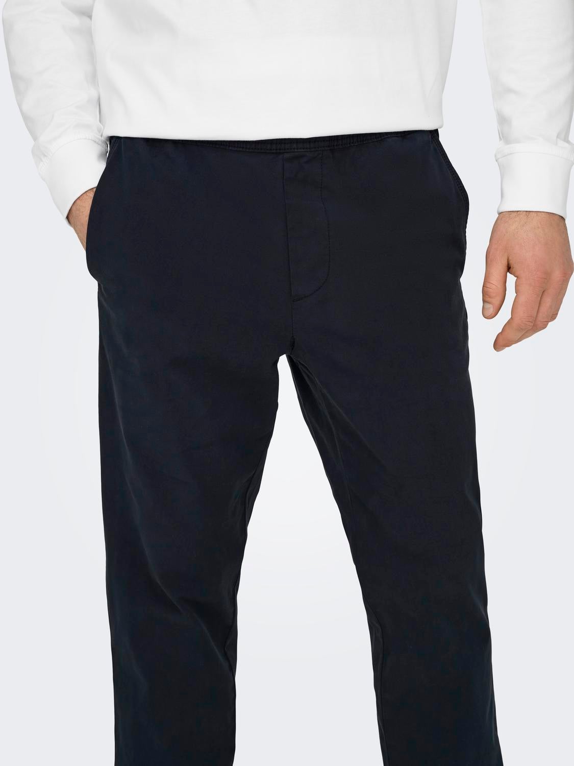 ONSLINUS Verjüngt Hose Dark Navy