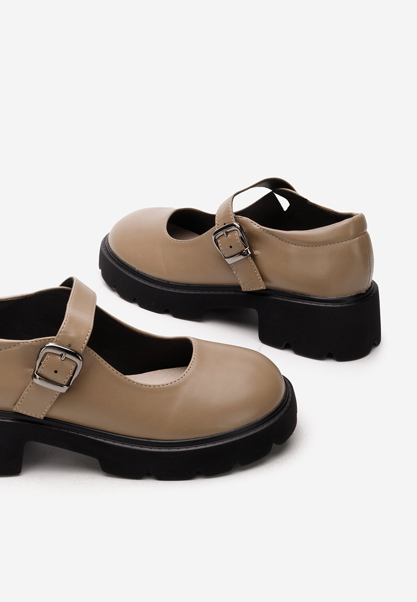 Chaussures casual femme kaki Anghela V2