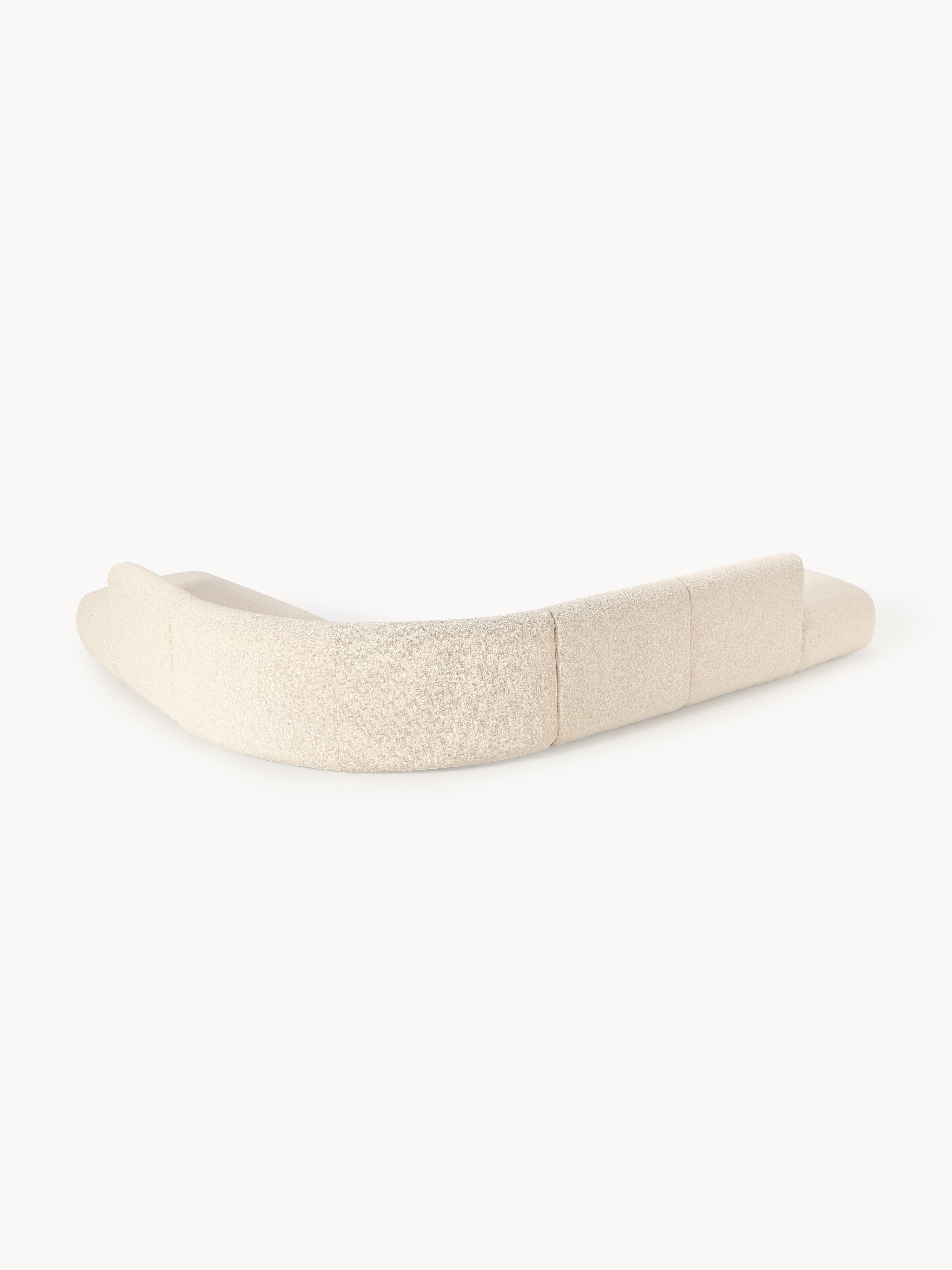 Modulaire bouclé hoekbank Sofia (4 zits)