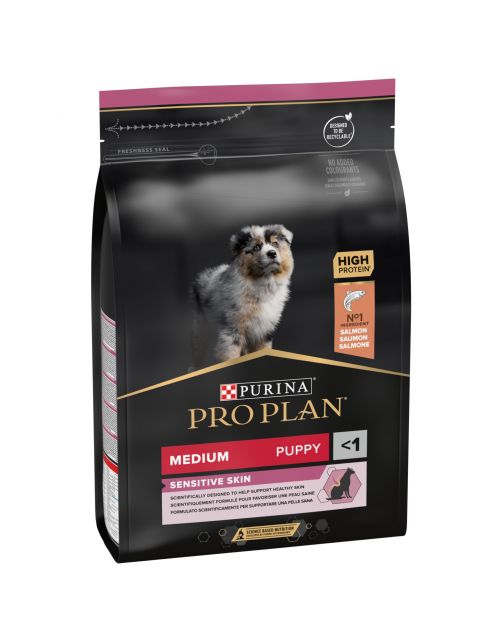 Pro Plan Dog Puppy Medium Breed Sensitive Zalm - Hondenvoer