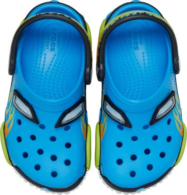 Crocs Classic IAM Monster Truck Kids Sandaler, Neon Ocean