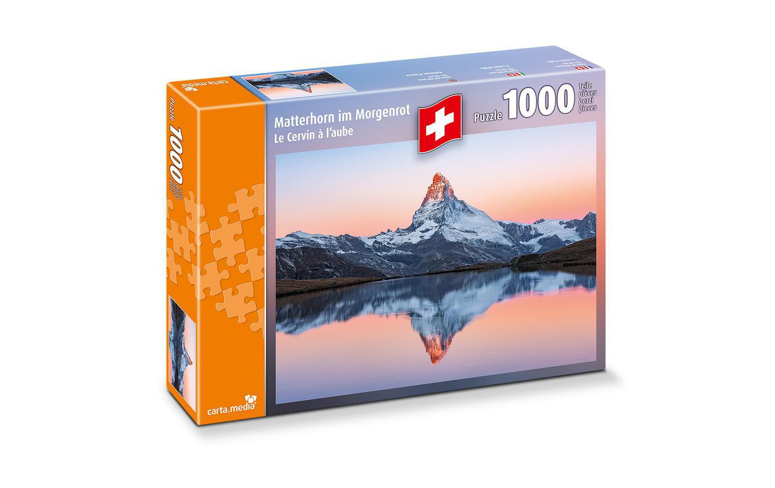 Puzzle Matterhorn im MorgenrotPuzzle im Format 70 x 50 cm