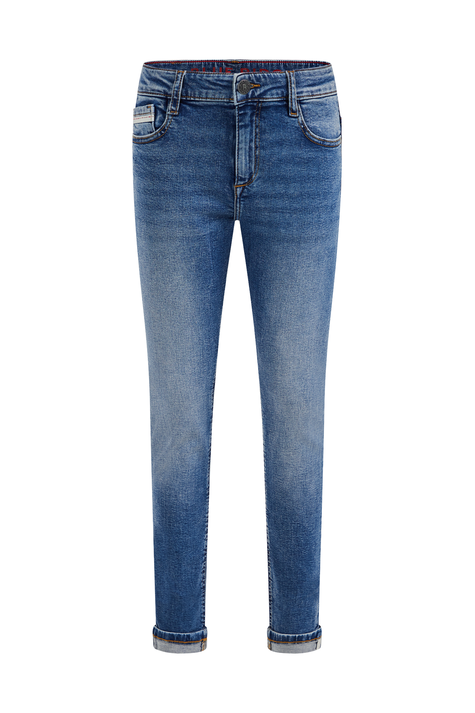 Jongens slim fit jeans met stretch Blue Ridge Donkerblauw
