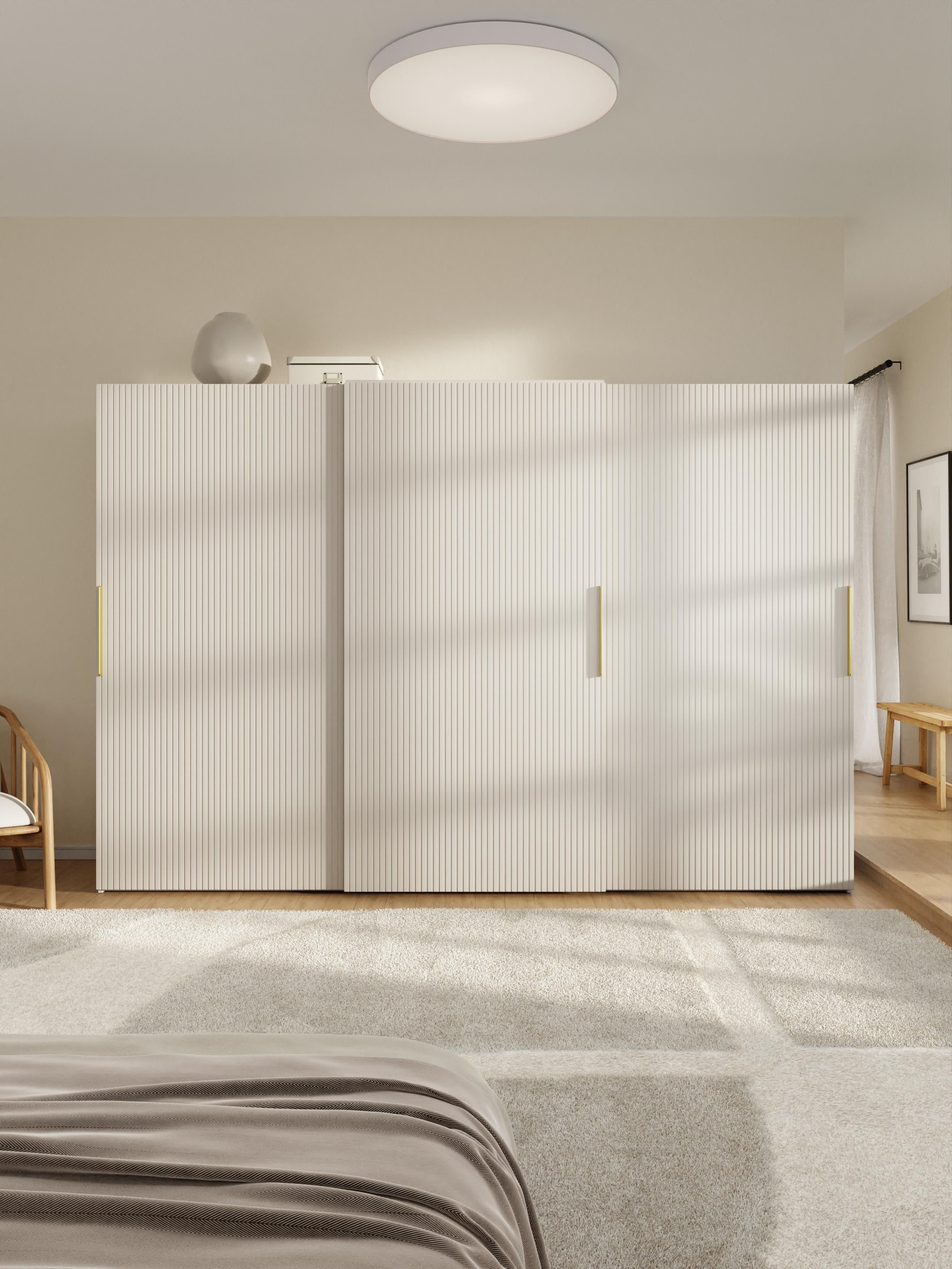 Modulaire schuifdeurkast Simone, 300 cm breed, in verschillende formaten