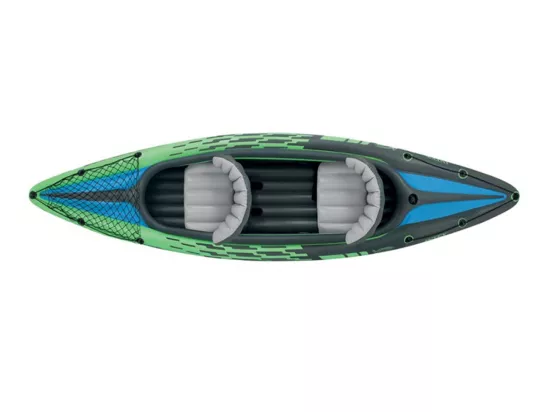 Kit kayak gonflable 2 places Challenger K2 avec rames et gonfleur - Intex