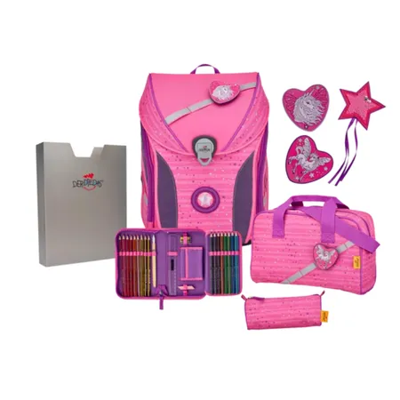 DerDieDas ErgoFlex MAX Schulranzen-Set Pretty Unicorn