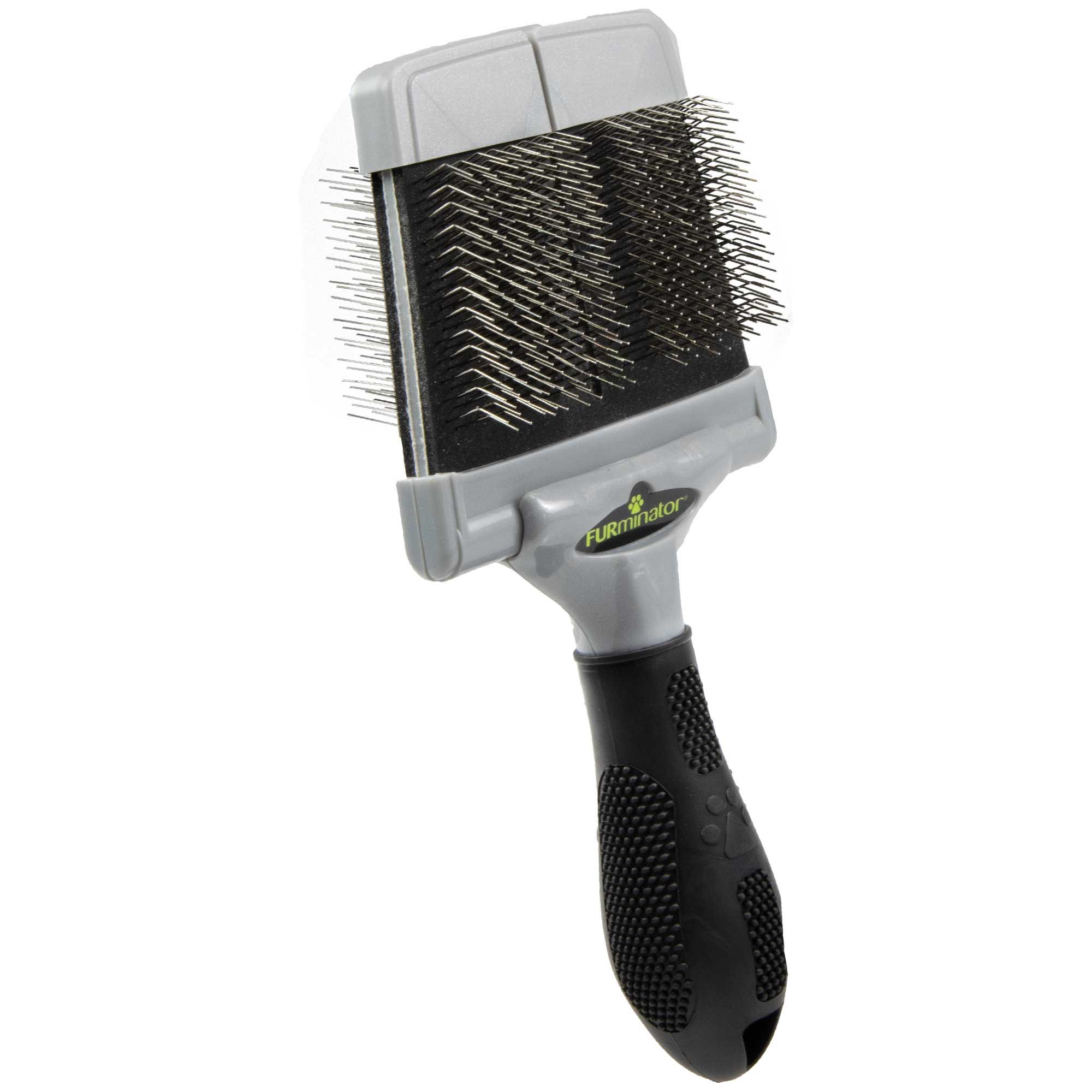 Furminator Zupfbürste Größe L - mit harten Borsten - mittellanges bis langes Fell