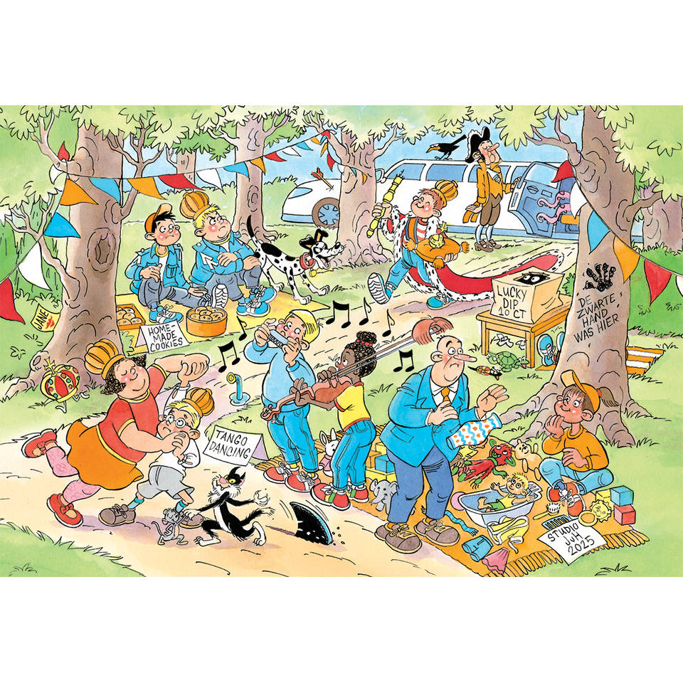Jumbo Jan van Haasteren Junior puzzel De vrijmarkt - 240 stukjes