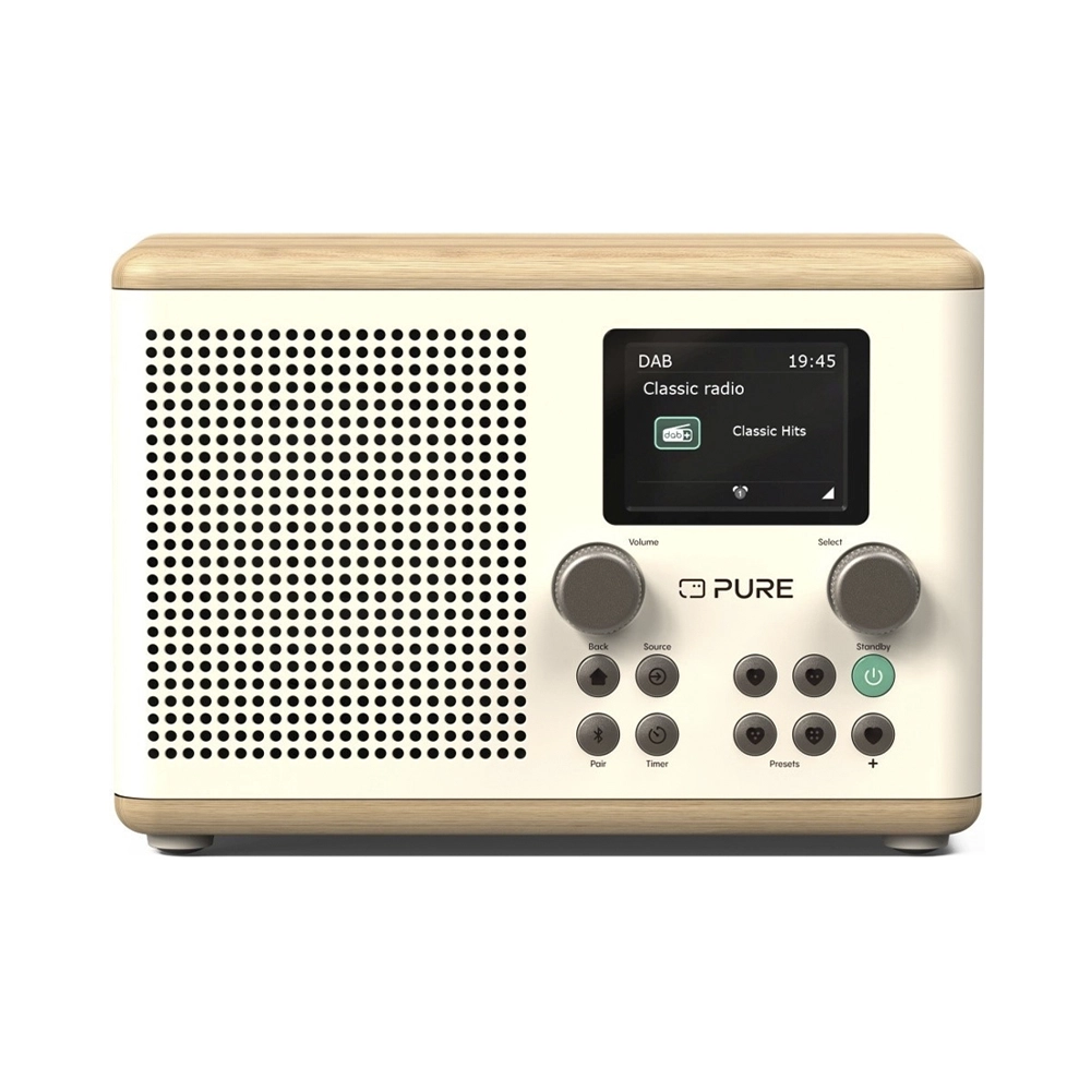 Pure Classic H4 Radio Baumwollweiss