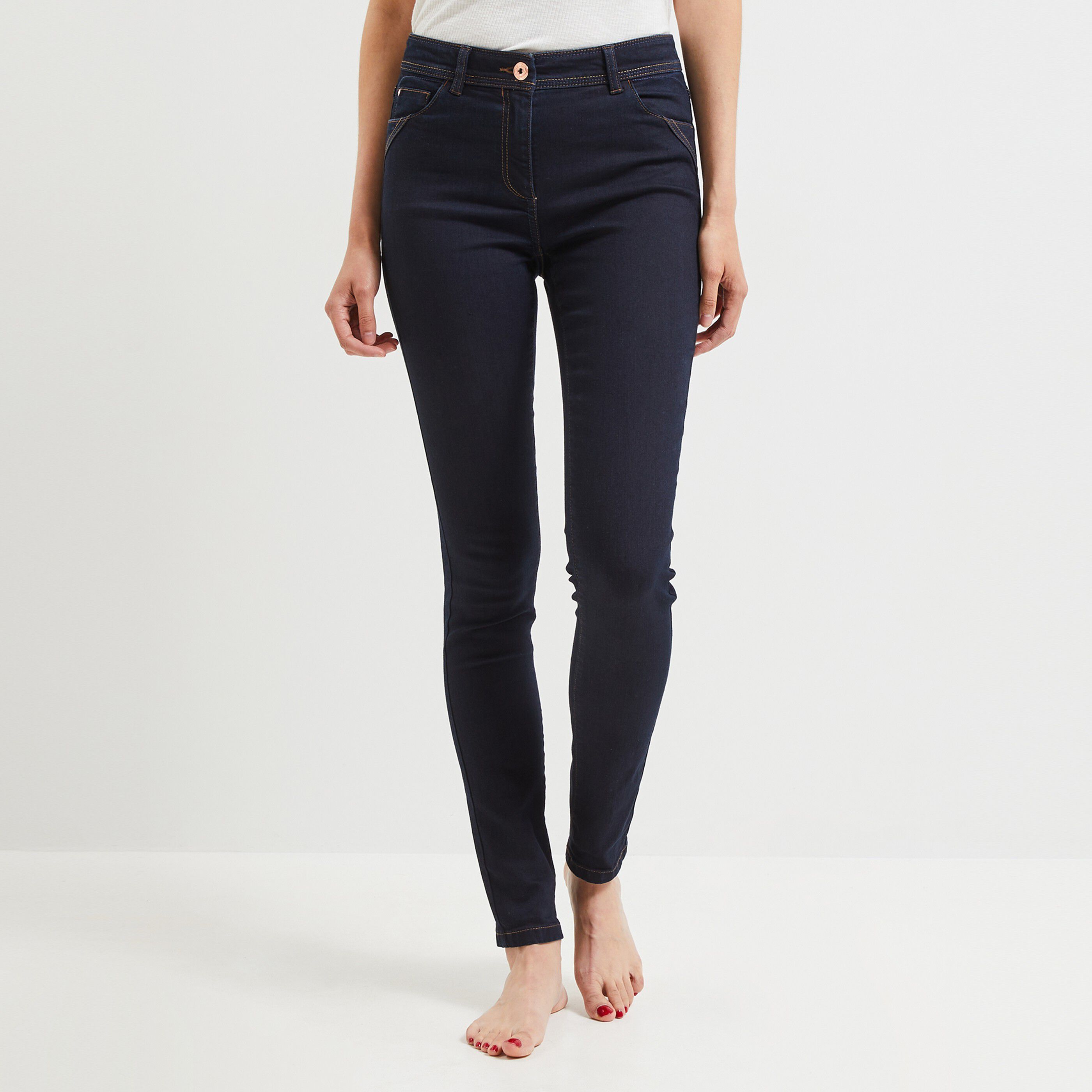 Jean slim LONDON femme - BLUE BLACK