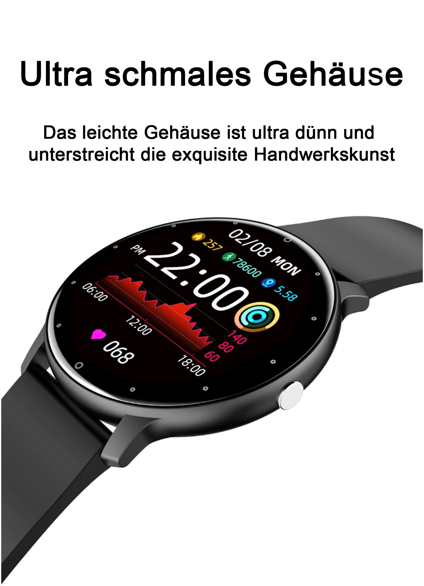 TPFNet Smart Watch / Fitness Tracker IP67 - Android & IOS - Rosa