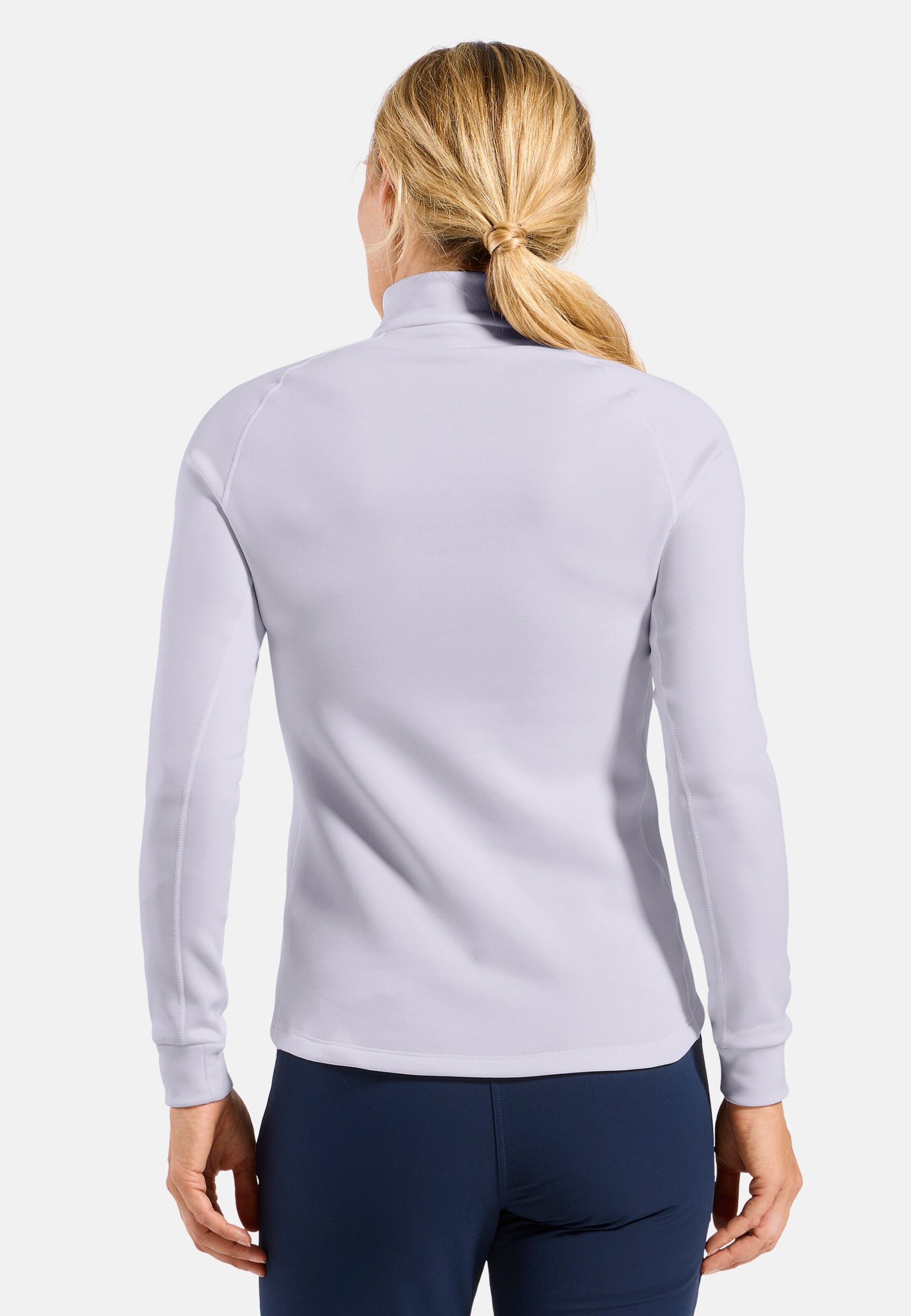 Berra Mid Layer mit Halbreissverschluss in misty lilac