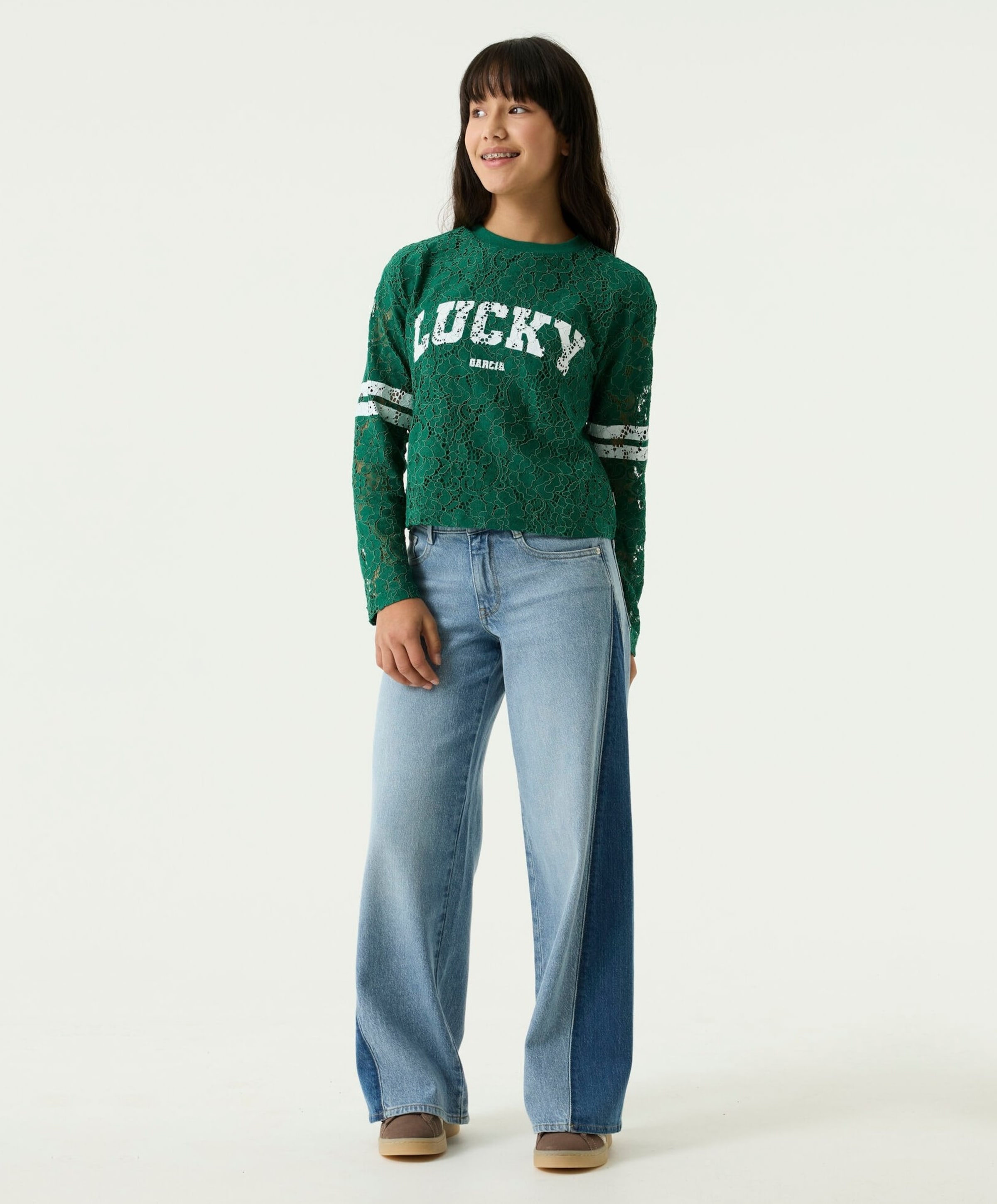 Garcia T262524?_girls pants meisjes jeans blauw