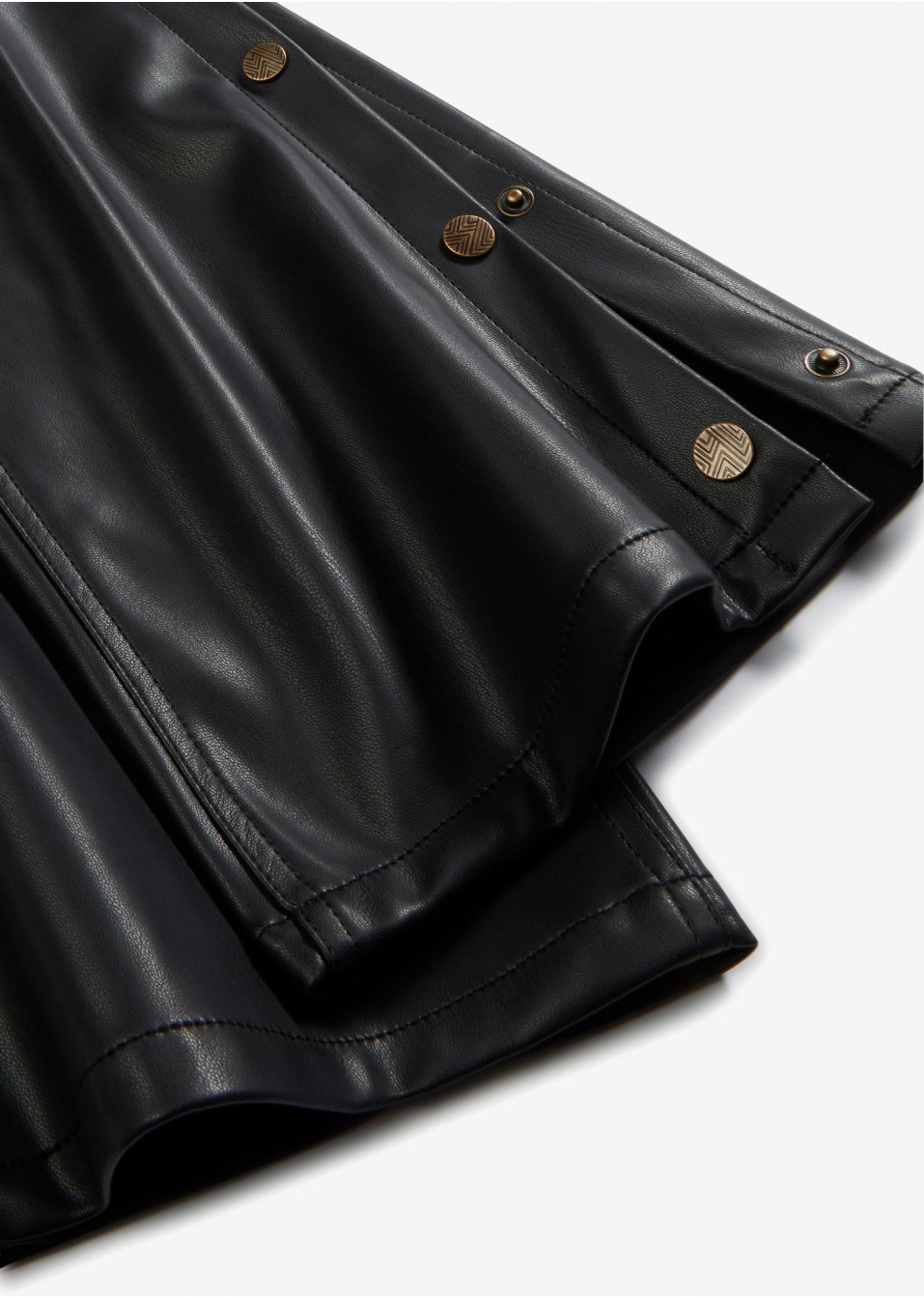 Pantalon évasé avec boutons bijoux