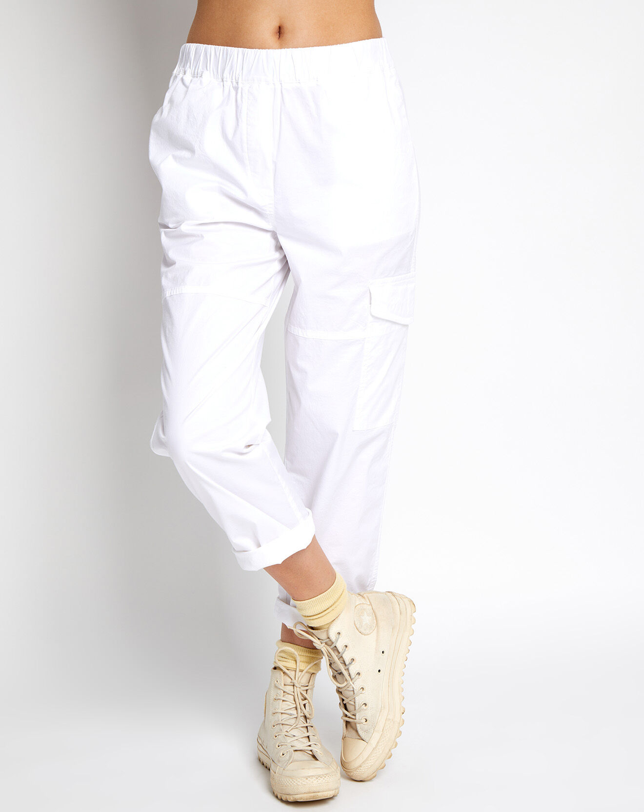 Marc O'Polo Pantalon Cargo Poche Elastique blanc