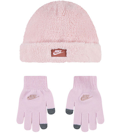 Nike Mütze/Handschuhe - Pink Schaumstoff