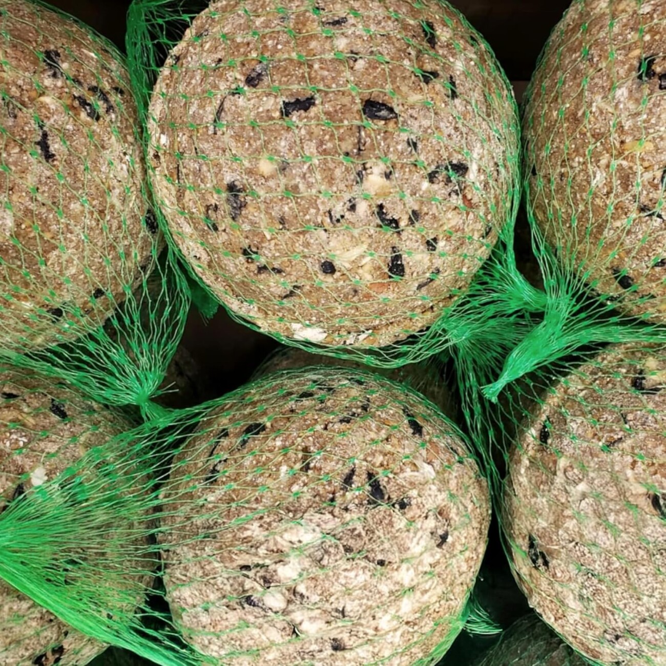 Orni Ganzjahres Riesenmeisenknödel mit Sonnenblumenkernen 500g, mit Netz ohne Folie 12 Stück