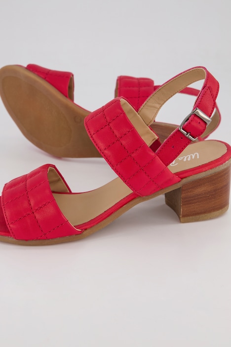 Leder-Sandaletten, Lederfutter, Weite H