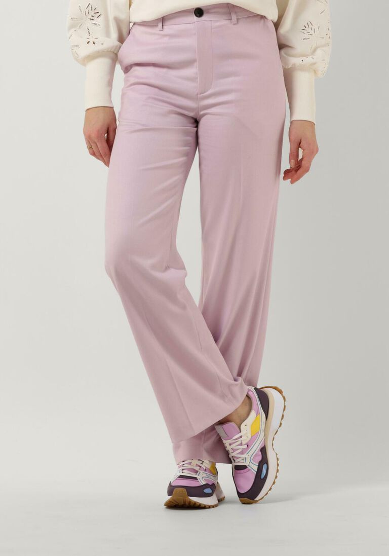 SCOTCH & SODA lila scotch & soda pantalon eddie - high-rise wide leg trousers