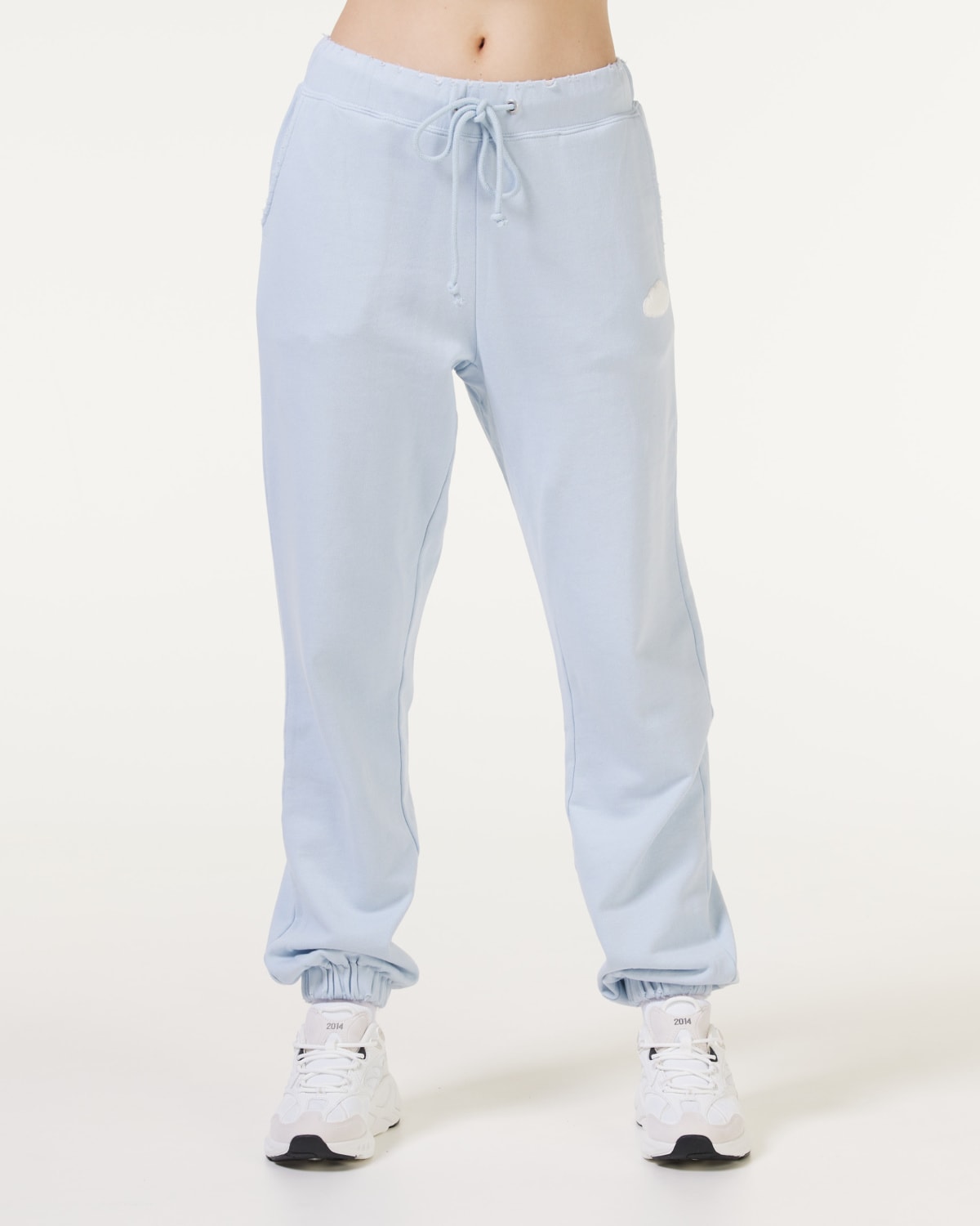 Bumpro SkyDye Trashed Sweatpants Blue Pastel