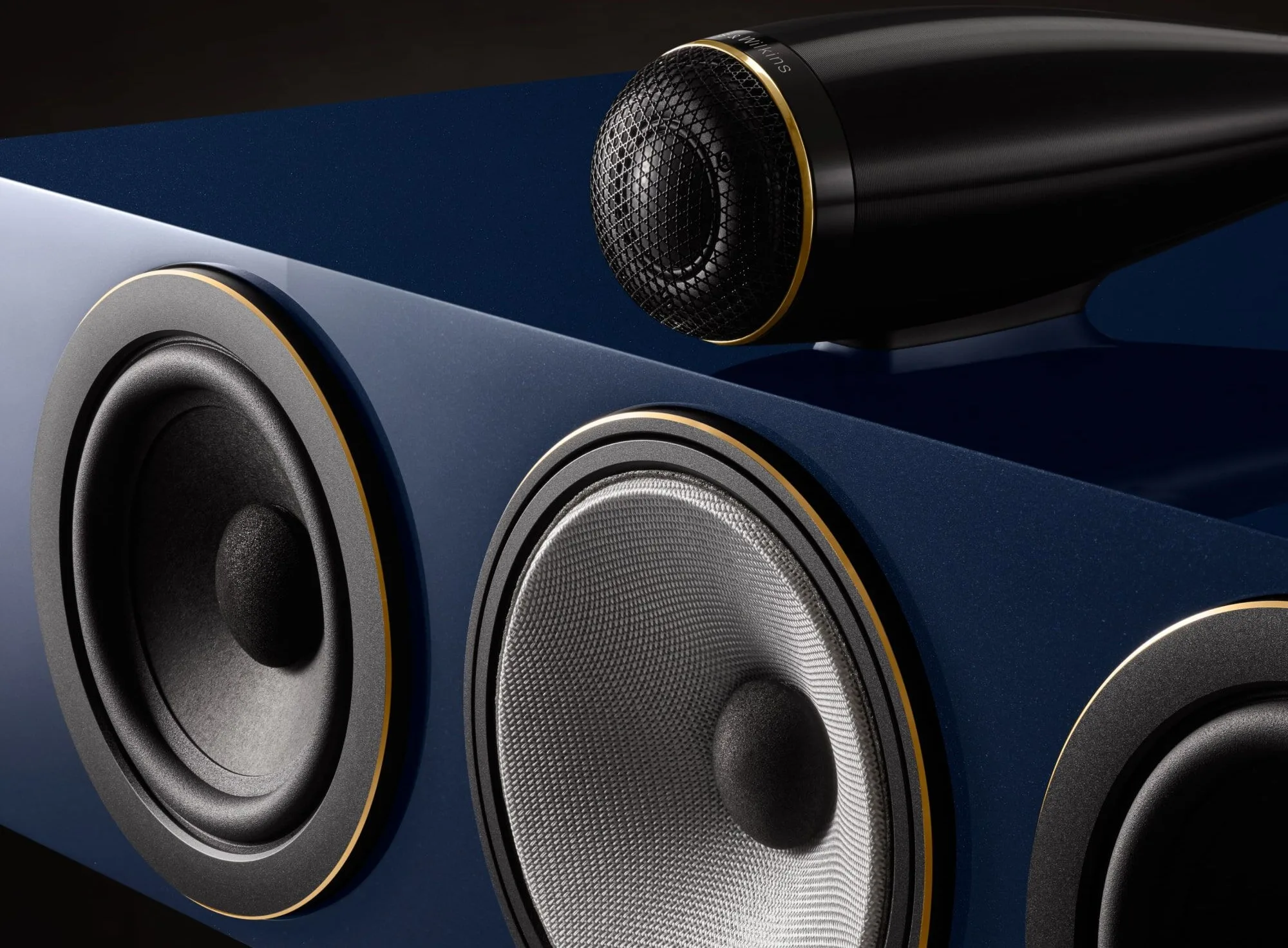 B&W HTM71 S3 Signature  Midnight Blue Metallic Enceintes centrales