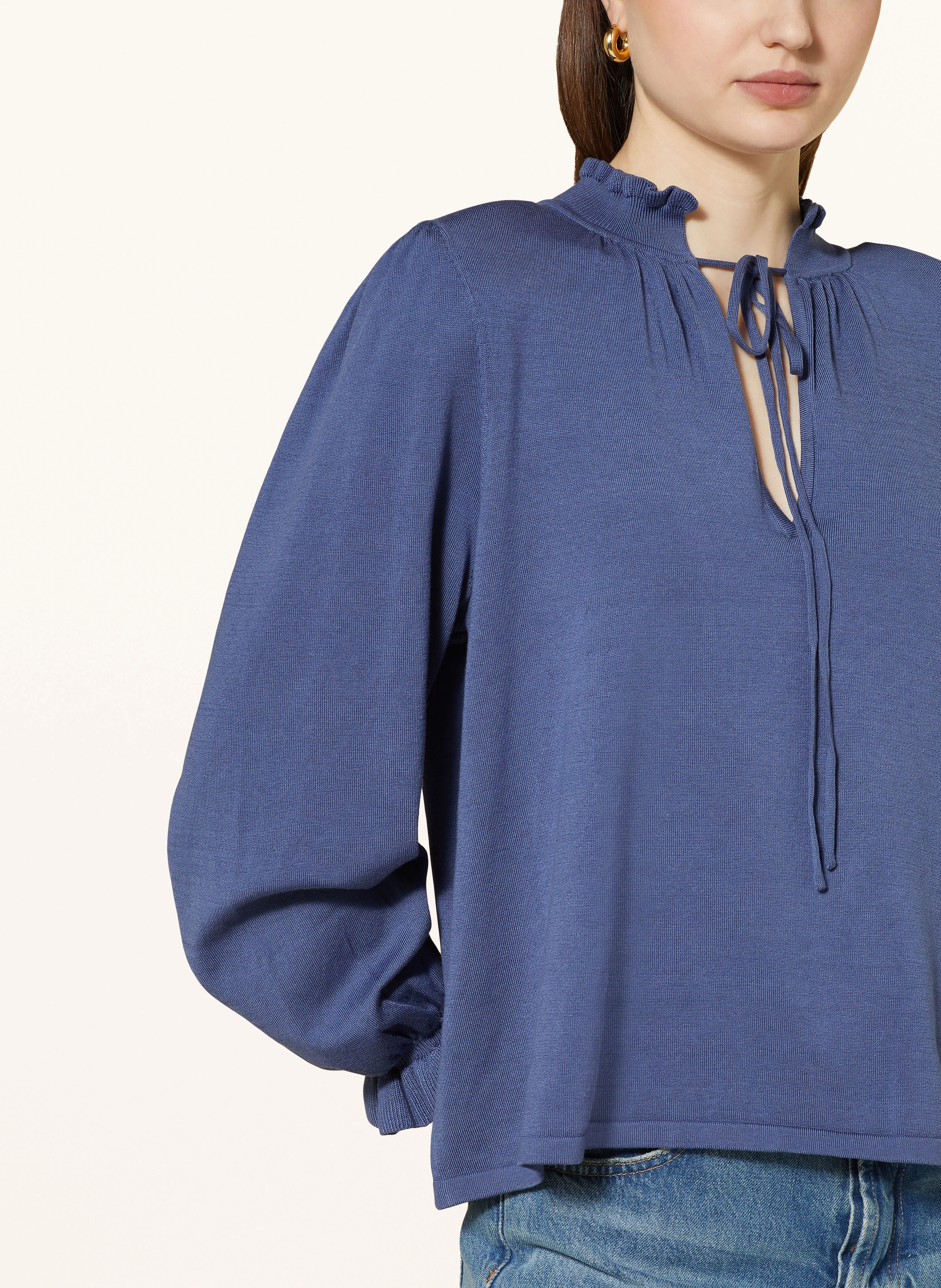 ba&sh Pullover SISOL mit Rüschen