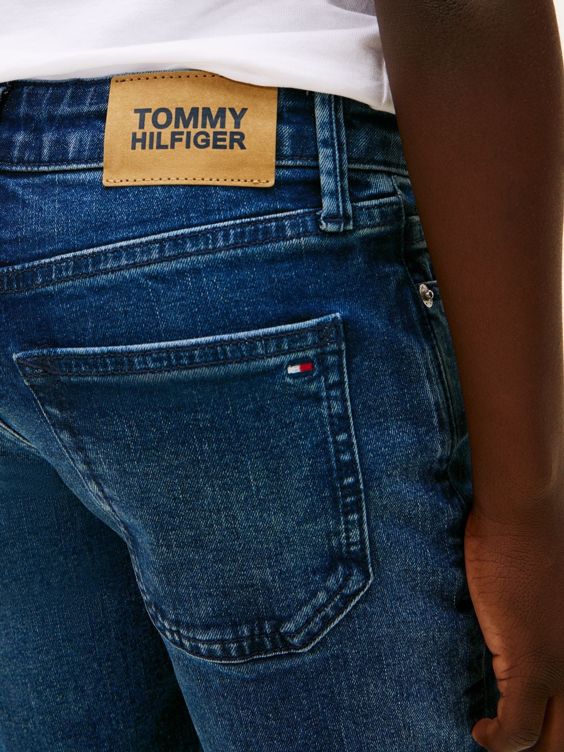 Tommy Hilfiger Faded Straight Leg Jeans