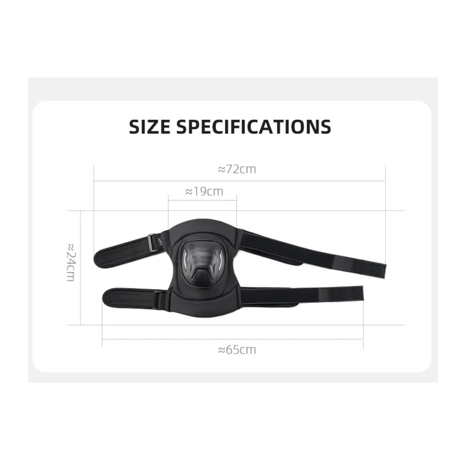 Knieschoner – Schwarz - 19230003001 Einstellbare Knieschoner