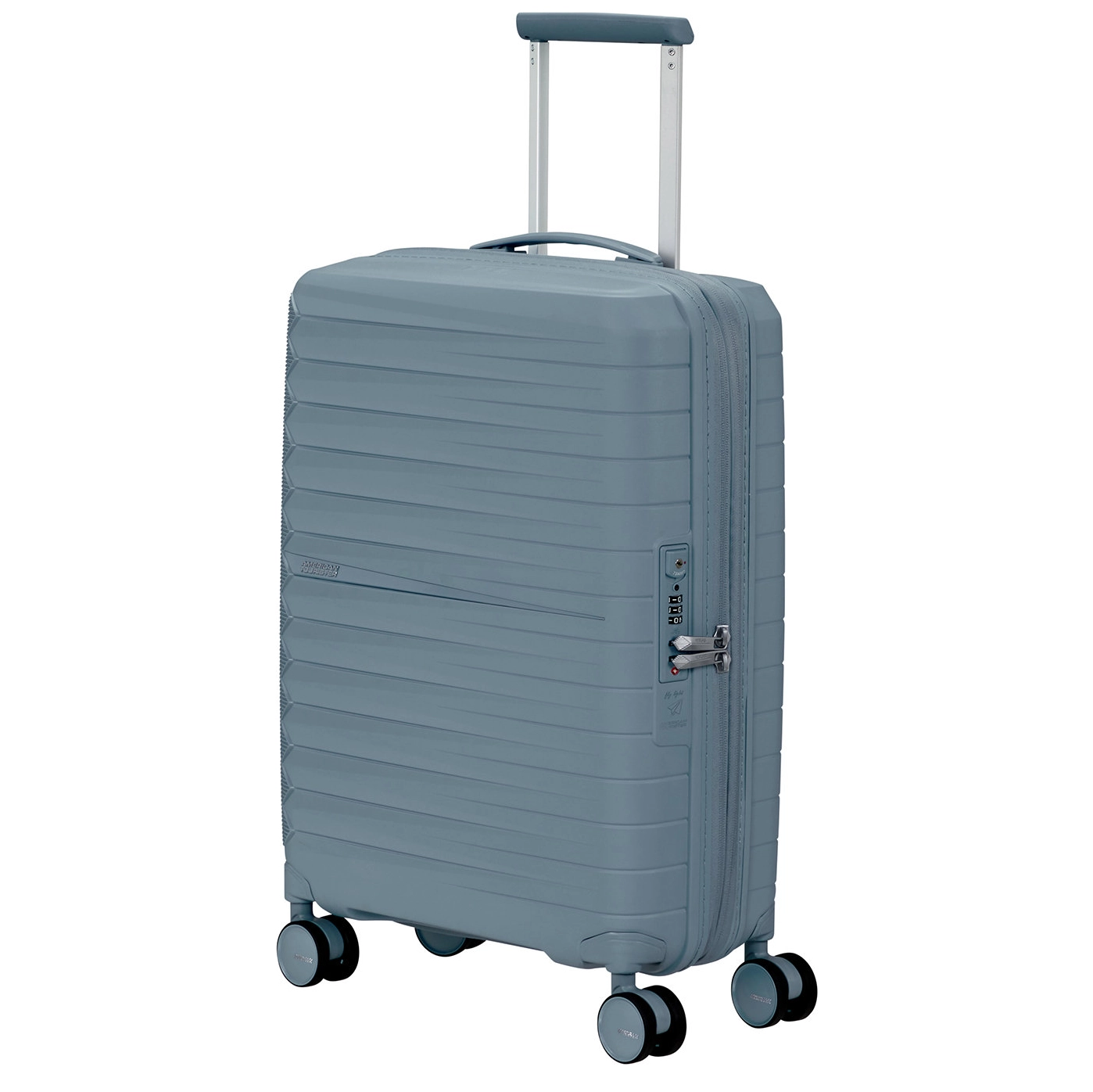 American Tourister Fastforward Spinner 55 EXP Steel Blue