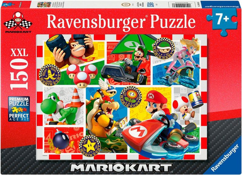 Ravensburger - Mario Kart - Legpuzzel - Multicolor - Karton - 150 Stukjes