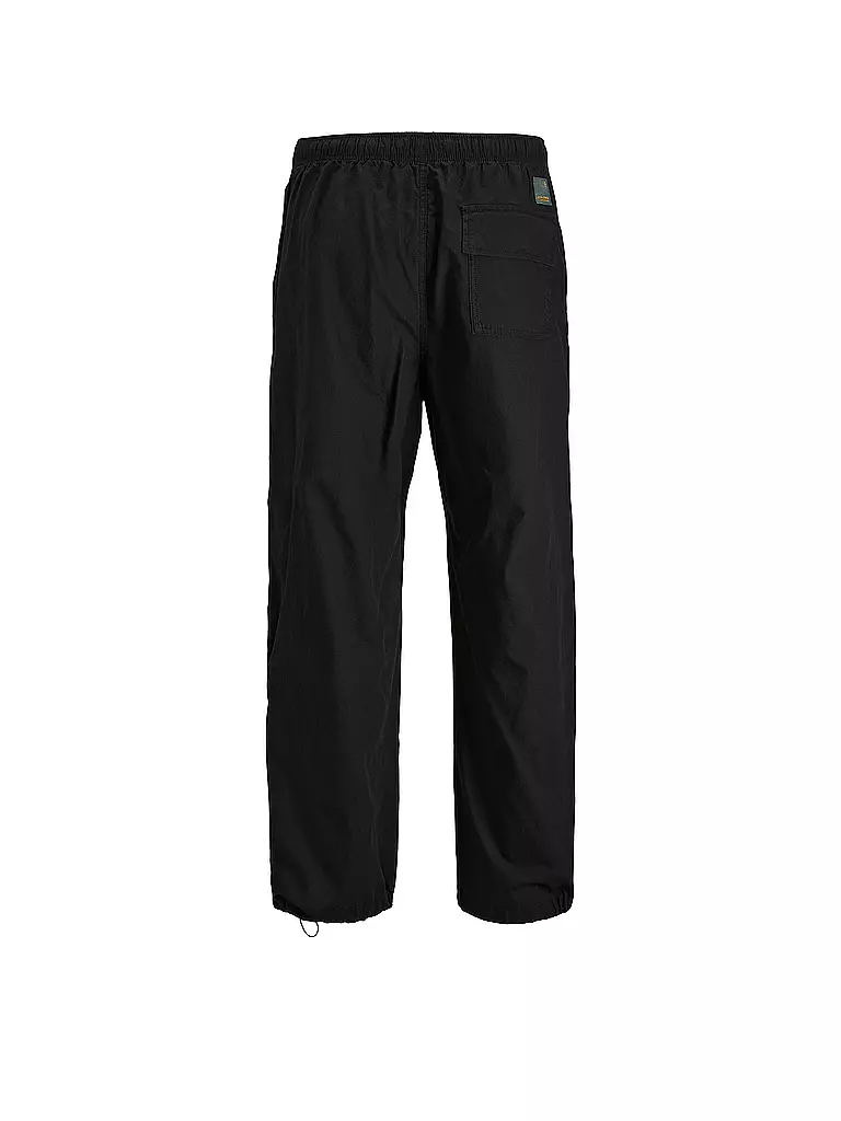 JACK & JONES Jogginghose JPSTPARACHUTE JJPANT schwarz