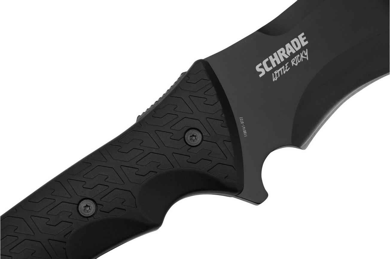 Schrade Little Ricky 65MN, 650911 zwart survivalmes