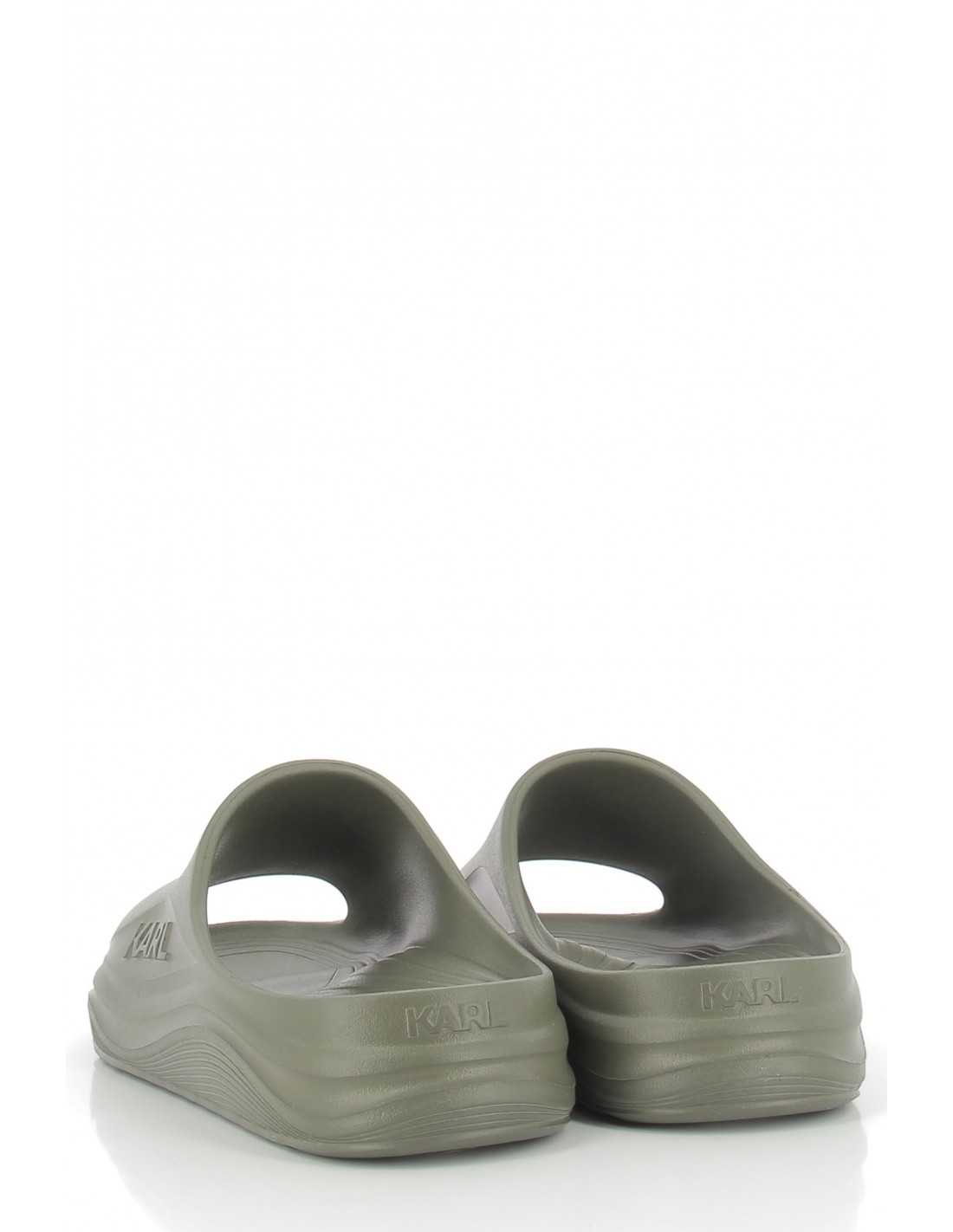 karl lagerfeld Claquettes homme skoona maison karl slide kaki