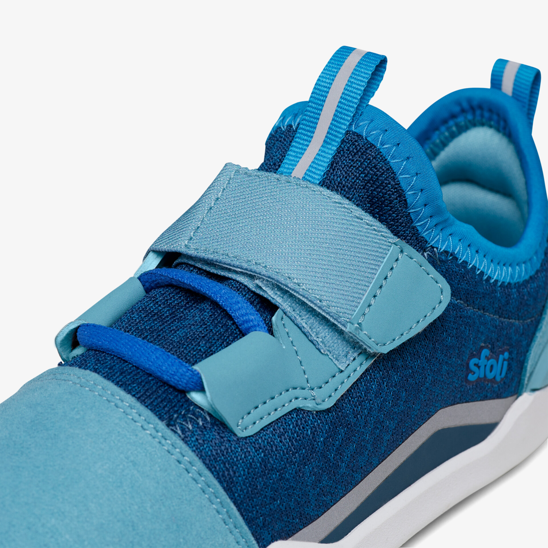 Sfoli Sporti Kinder Halbschuhe blau