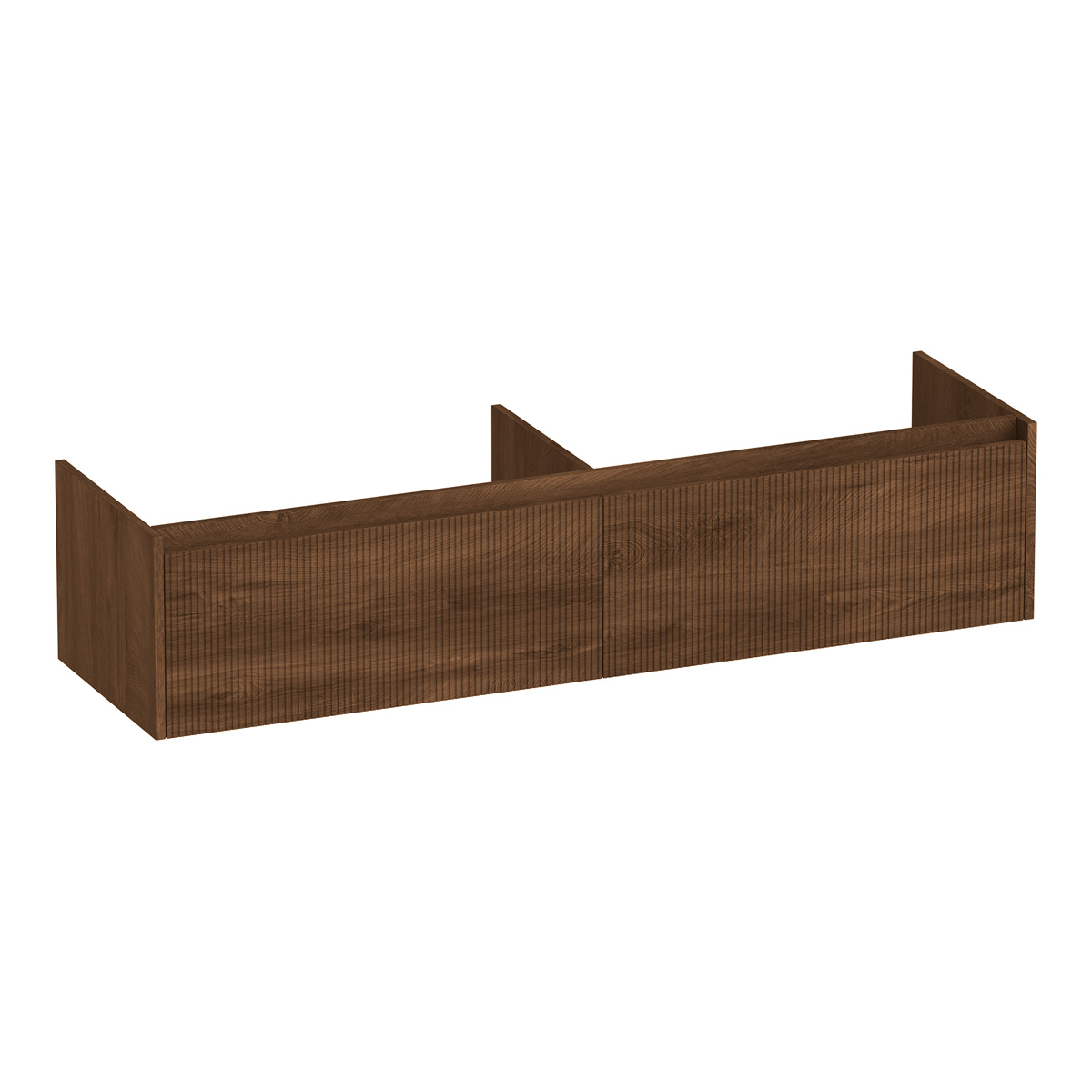 Brauer Embrace Wavy onderkast 160cm met 2 softclose lades forest cacao