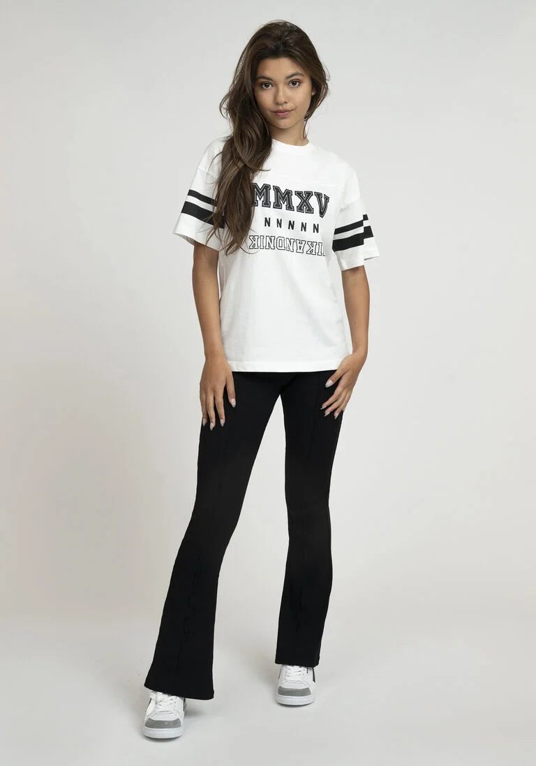 NIK & NIK witte nik & nik t-shirt mmxv college t-shirt