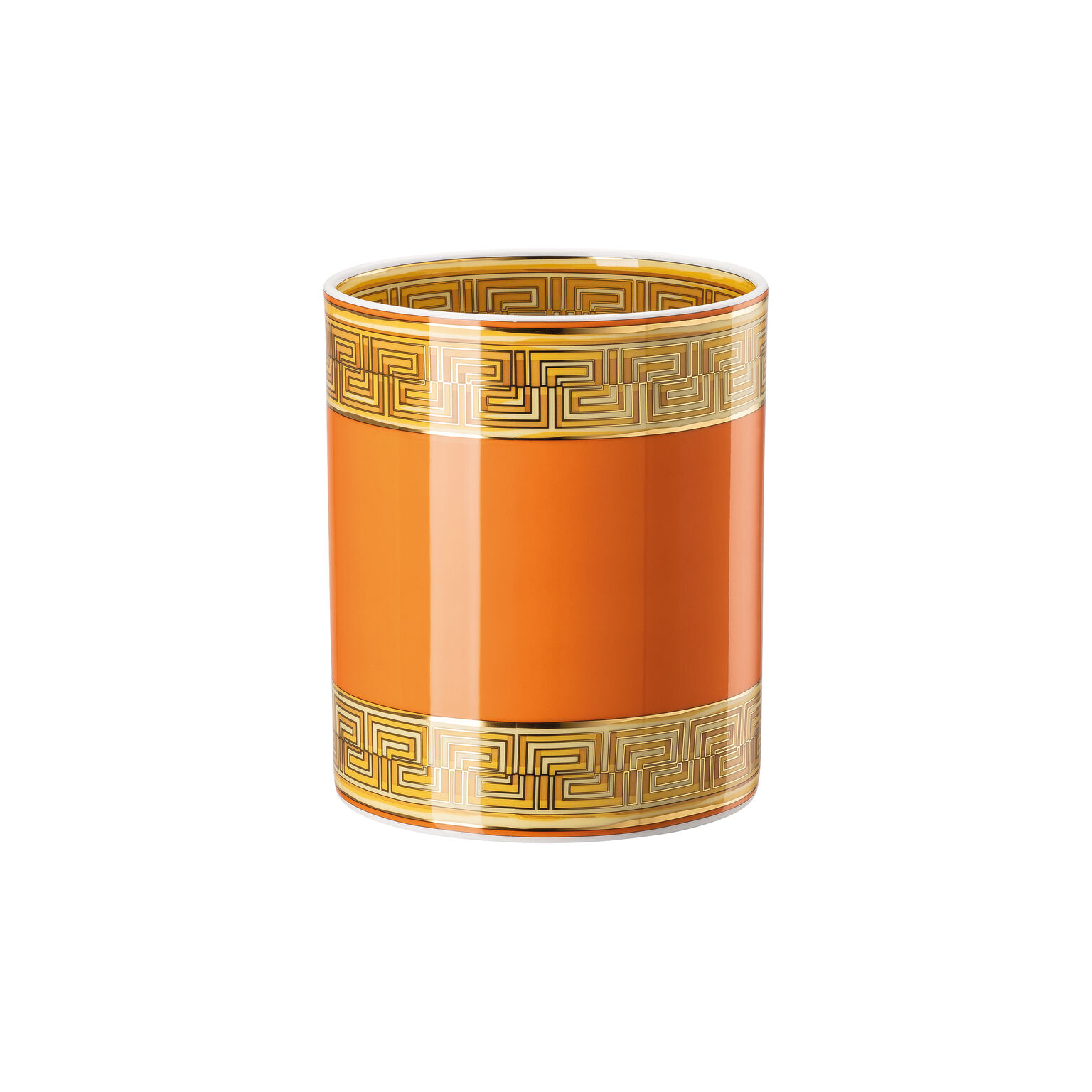 Medusa Amplified Orange Coin Vase 18 cm