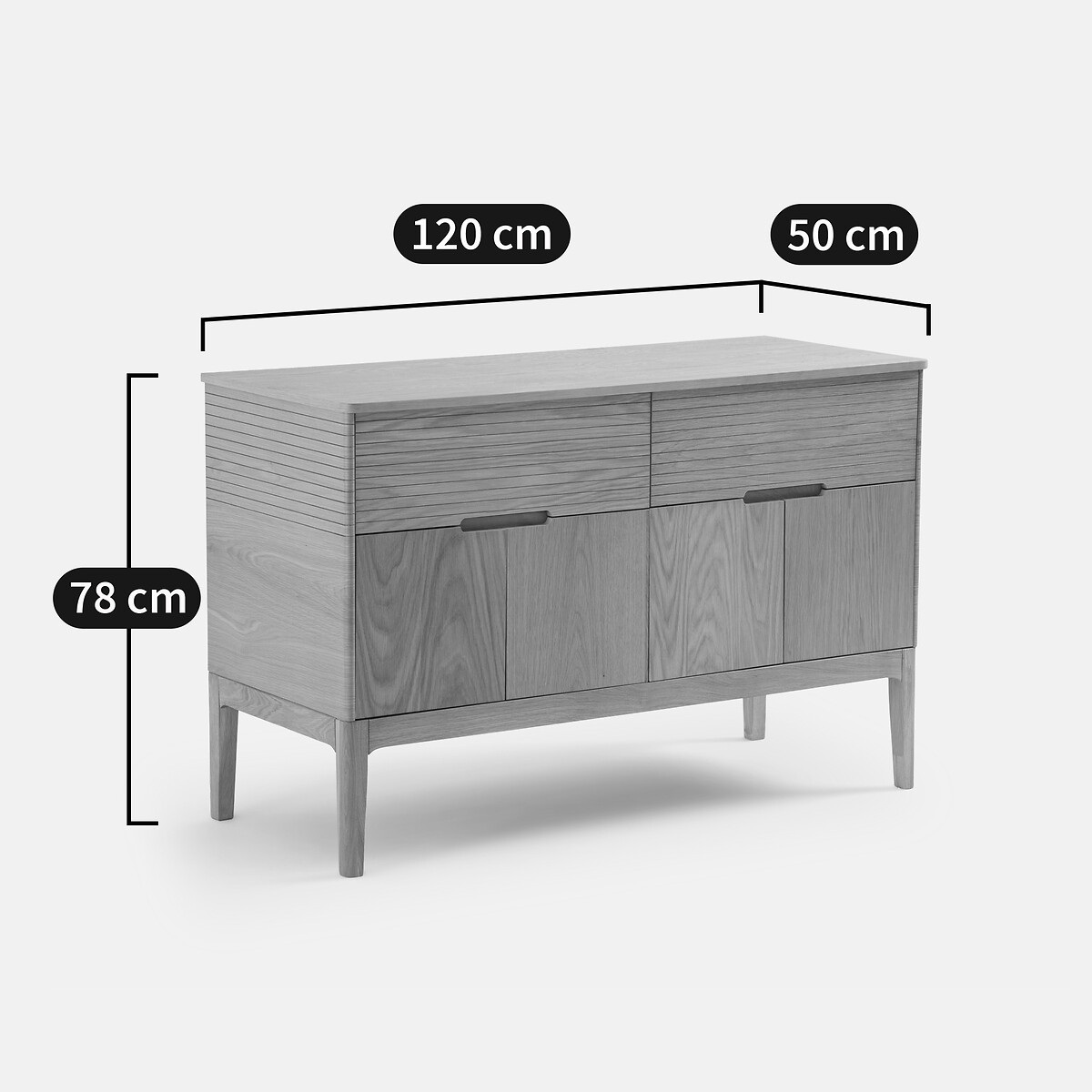 LA REDOUTE INTERIEURS<br>Móvel para casa de banho L120 cm, Sarena