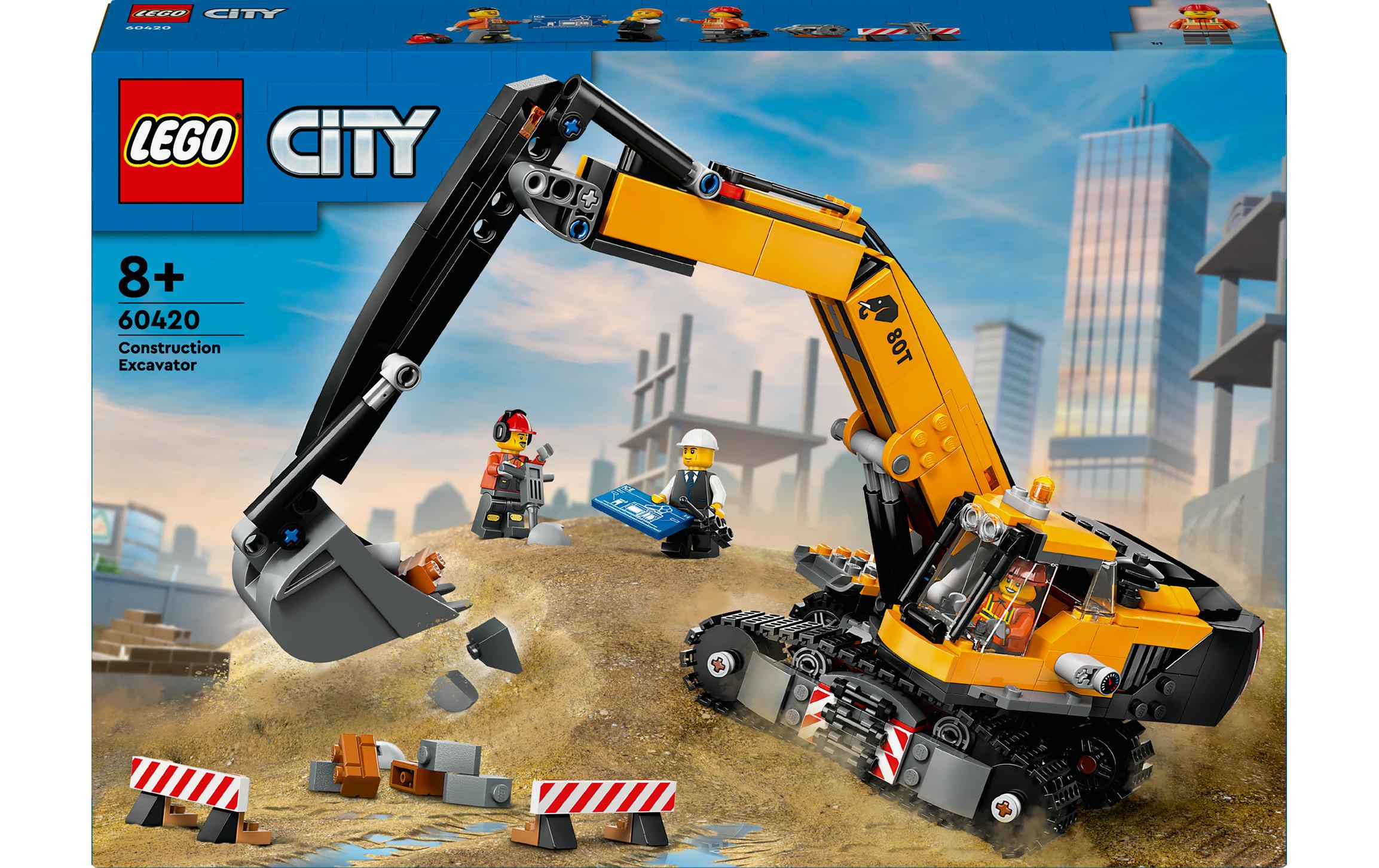 City Raupenbagger 60420Baufahrzeug-Spielset